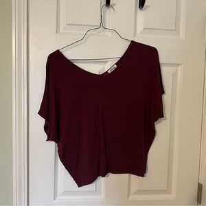 Roulette Rich Burgundy Women's Blouse